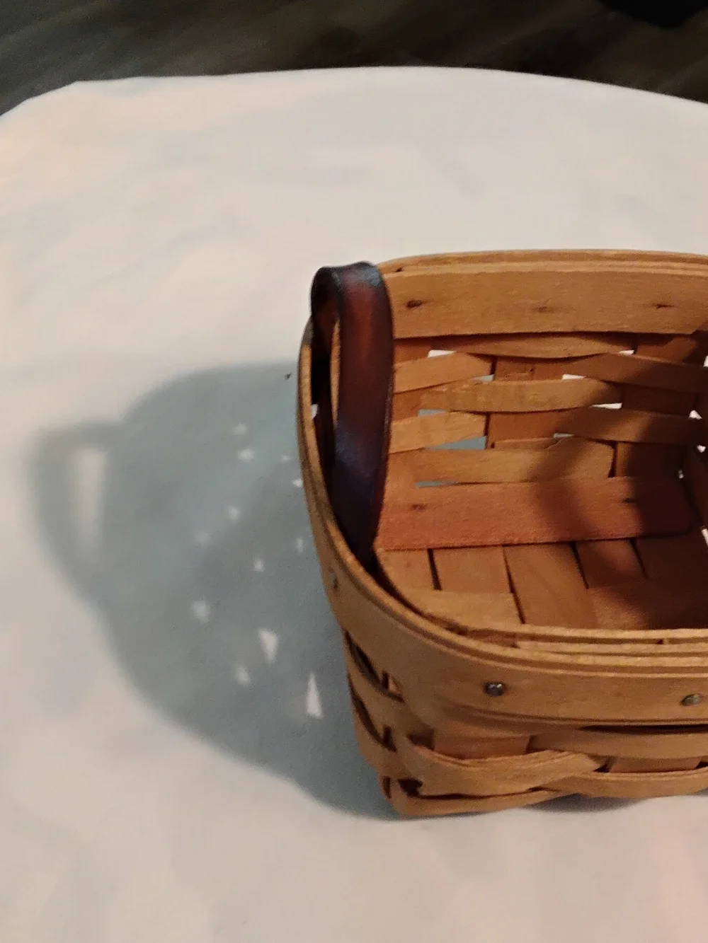Longaberger Sweet Basil Basket 5 X 5 X 3